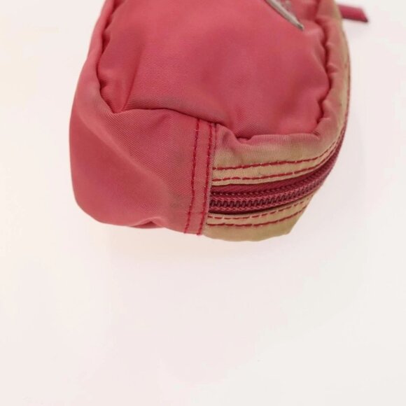 PRADA Pouch Nylon 3 Set Black Pink Auth gh587 - Picture 16 of 16